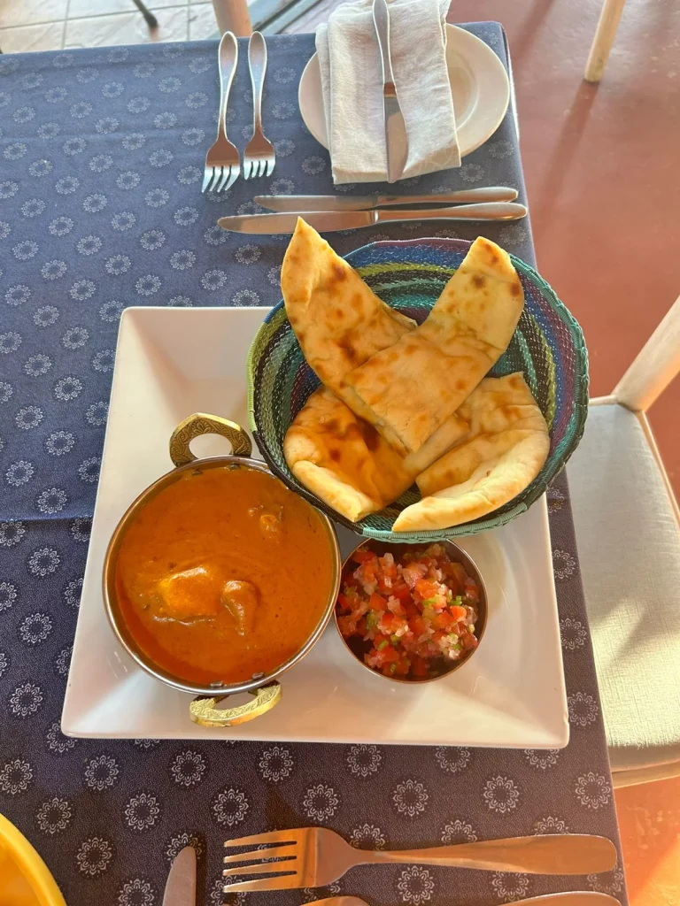 Curry & naan