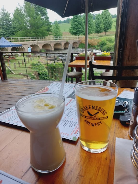 Drinks on the deck