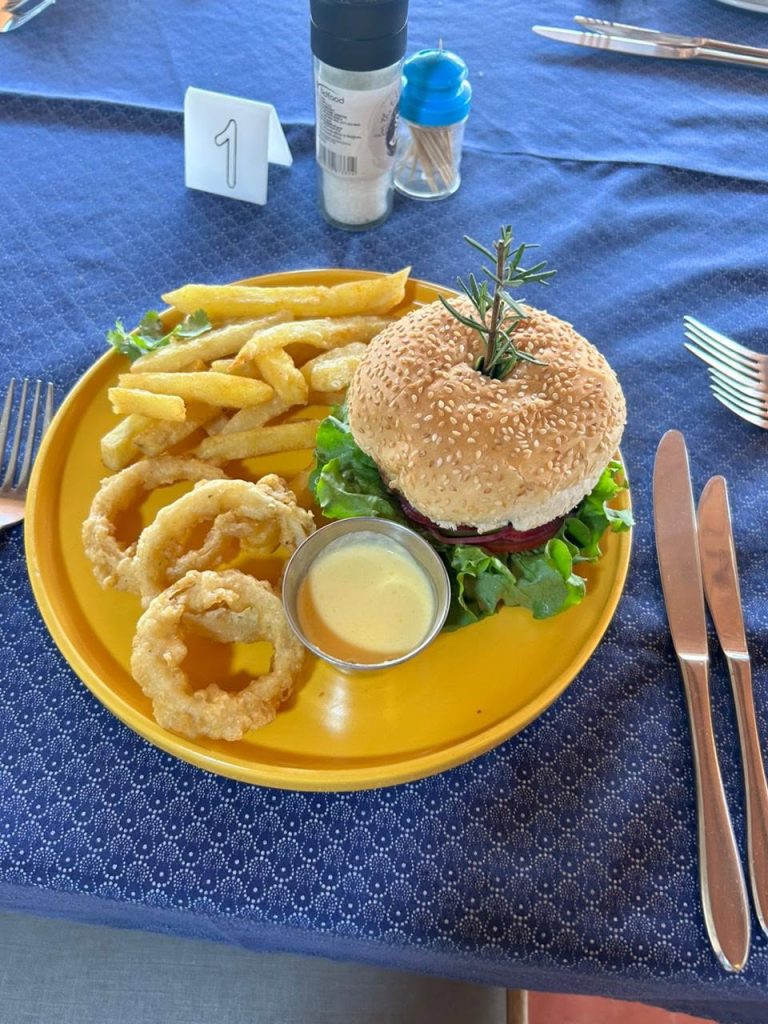 Burger & fries